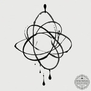 Tattoo sketch a simple "connection" symbol: t... - эскиз тату (№1755170016_0, 14.08.2025 11:13) — tattoo-photo.ru