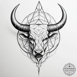 Tattoo sketch: geometric tattoo of veles's sy... - эскиз тату (№1755171401_0, 14.08.2025 11:36) — tattoo-photo.ru