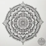 A mandala pattern (is there, but can be half-… — эскиз тату (№1755172611_0, 14.08.2025 11:56) — tattoo-photo.ru