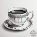 Tattoo sketch a teabag on one partner, a teac… — эскиз тату (№1755181241_0, 14.08.2025 14:20) — tattoo-photo.ru