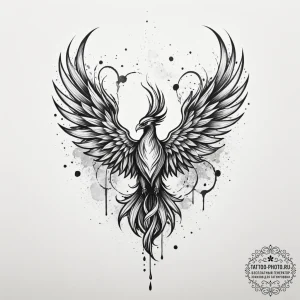 Tattoo design a minimalist "respawn" symbol w... - эскиз тату (№1755188935_0, 14.08.2025 16:28) — tattoo-photo.ru