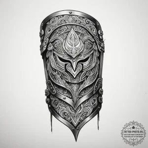 Tattoo sketch a close-up of a warrior's worn,... - эскиз тату (№1755195518_0, 14.08.2025 18:18) — tattoo-photo.ru