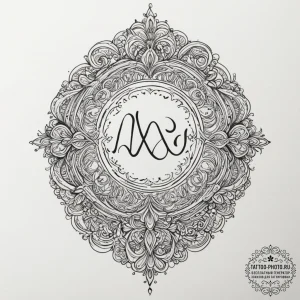 Tattoo sketch aquarius's wavy glyph, flowing... - эскиз тату (№1755195717_0, 14.08.2025 18:21) — tattoo-photo.ru