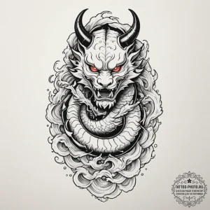 Tattoo design a simplified silhouette of a cl... - эскиз тату (№1755196701_0, 14.08.2025 18:38) — tattoo-photo.ru