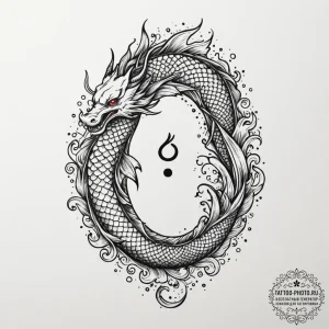 An interrobang symbol, tattoo flash sheet des... - эскиз тату (№1755204441_0, 14.08.2025 20:47) — tattoo-photo.ru