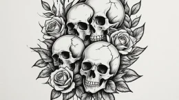 Tattoo sketch a bamboo stalk, bending but not... - эскиз тату (№1755215058_0, 14.08.2025 23:44) — tattoo-photo.ru