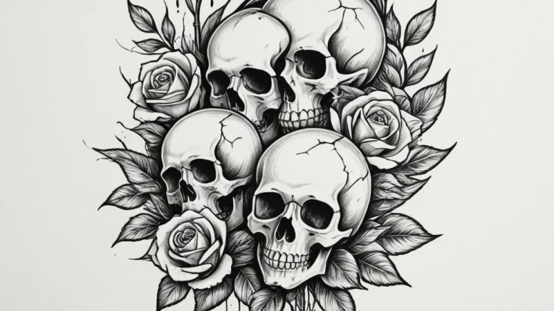 Tattoo sketch a bamboo stalk, bending but not... - эскиз тату (№1755215058_0, 14.08.2025 23:44) — tattoo-photo.ru