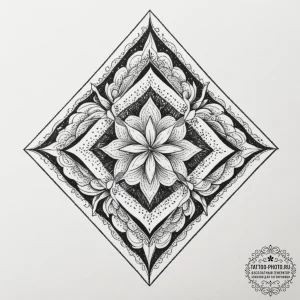 Tattoo design a solid black square or rectang... - эскиз тату (№1755216061_0, 15.08.2025 00:01) — tattoo-photo.ru