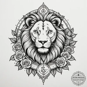 Tattoo design a zodiac animal depicted as a s... - эскиз тату (№1755219287_0, 15.08.2025 00:54) — tattoo-photo.ru