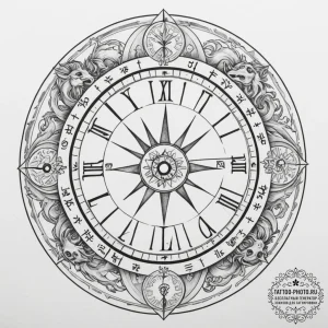 Tattoo sketch a stylized representation of th... - эскиз тату (№1755219486_0, 15.08.2025 00:58) — tattoo-photo.ru