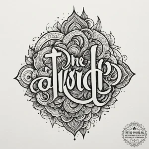 Tattoo sketch a word that transforms into an... - эскиз тату (№1755268893_0, 15.08.2025 14:41) — tattoo-photo.ru