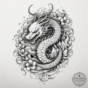 Scorpio, tattoo line art, irezumi japanese ta... - эскиз тату (№1755274967_0, 15.08.2025 16:22) — tattoo-photo.ru