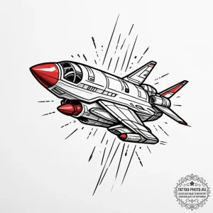 Spaceship wreck, concept art for tattoo, bold... - эскиз тату (№1755275163_0, 15.08.2025 16:26) — tattoo-photo.ru