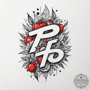 Tattoo design a word in a specific font, chos... - эскиз тату (№1755284517_0, 15.08.2025 19:01) — tattoo-photo.ru