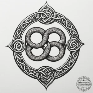 A celtic triskelion (is there, but can be mad... - эскиз тату (№1755289091_0, 15.08.2025 20:18) — tattoo-photo.ru