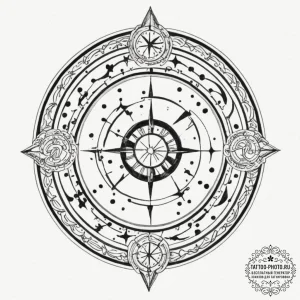 Tattoo design an abstract representation of t... - эскиз тату (№1755296034_0, 15.08.2025 22:13) — tattoo-photo.ru