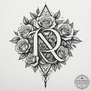137. tattoo design: an "ud" rune integrated w... - эскиз тату (№1755297839_0, 15.08.2025 22:43) — tattoo-photo.ru