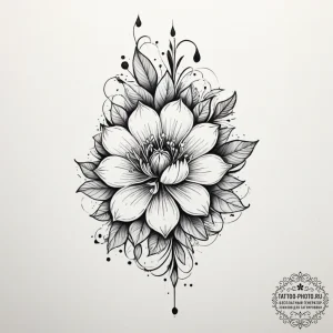 Tattoo sketch a single, continuous fine line... - эскиз тату (№1755305635_0, 16.08.2025 00:53) — tattoo-photo.ru