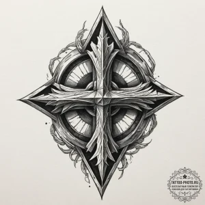 The signs from the witcher (aard, igni), ink... - эскиз тату (№1755319336_0, 16.08.2025 04:42) — tattoo-photo.ru