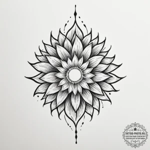 Tattoo design a subtle "glow" emanating from... - эскиз тату (№1755325970_0, 16.08.2025 06:32) — tattoo-photo.ru