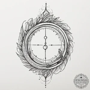 Tattoo design a flowing river of light connec... - эскиз тату (№1755330564_0, 16.08.2025 07:49) — tattoo-photo.ru
