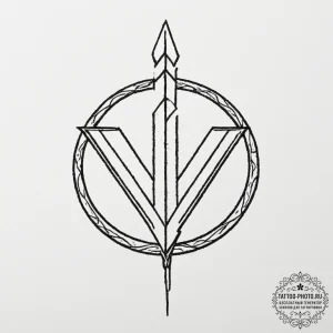 Victory (symbol), tattoo line art, minimalist... - эскиз тату (№1755332359_0, 16.08.2025 08:19) — tattoo-photo.ru