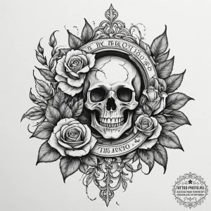 Tattoo design virgo's glyph subtly incorporat... - эскиз тату (№1755335173_0, 16.08.2025 09:06) — tattoo-photo.ru