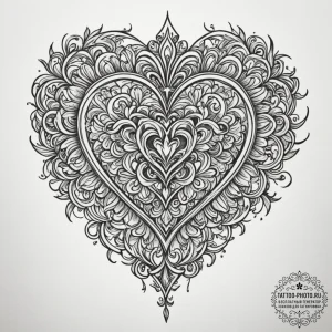 Tattoo design a subtle "royal" pattern around... - эскиз тату (№1755339806_0, 16.08.2025 10:23) — tattoo-photo.ru