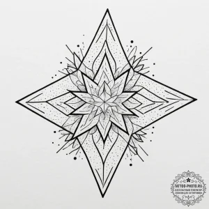 Tattoo design a small cluster of stars, each... - эскиз тату (№1755352632_0, 16.08.2025 13:57) — tattoo-photo.ru
