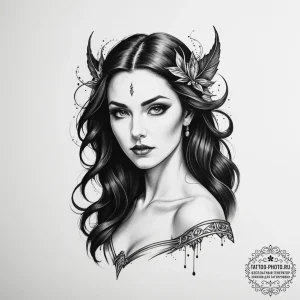 Morgan le fay - эскиз тату (№1755356861_0, 16.08.2025 15:07) — tattoo-photo.ru