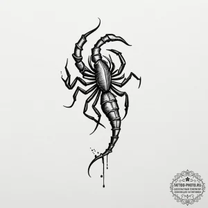 Tattoo design "i desire" text for scorpio, wi... - эскиз тату (№1755363239_0, 16.08.2025 16:53) — tattoo-photo.ru