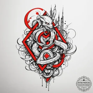 Tattoo sketch a blueprint of a strong, well-d... - эскиз тату (№1755370475_0, 16.08.2025 18:54) — tattoo-photo.ru