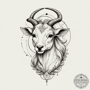 Tattoo design an abstract watercolor portrait... - эскиз тату (№1755375816_0, 16.08.2025 20:23) — tattoo-photo.ru