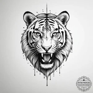 р“сђсѓрїрїр° 10: animalistic power (рўрёр»р°... - эскиз тату (№1755378798_0, 16.08.2025 21:13) — tattoo-photo.ru