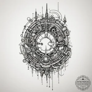 Tattoo sketch a glowing "cheat code" sequence... - эскиз тату (№1755383773_0, 16.08.2025 22:36) — tattoo-photo.ru