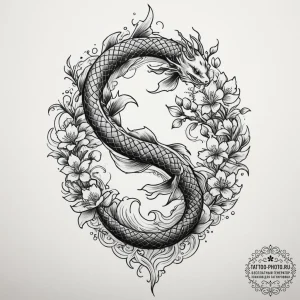 Tattoo design a sprawling skill tree diagram... - эскиз тату (№1755384962_0, 16.08.2025 22:56) — tattoo-photo.ru