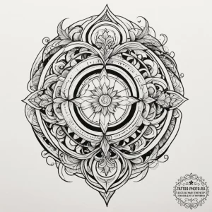 Tattoo sketch an abstract representation of "... - эскиз тату (№1755386148_0, 16.08.2025 23:15) — tattoo-photo.ru