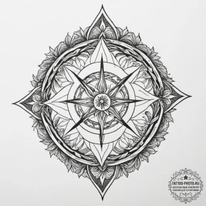 Tattoo sketch: perun's thunderbolt symbol int... - эскиз тату (№1755397257_0, 17.08.2025 02:20) — tattoo-photo.ru