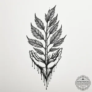 Tattoo sketch a strong, unyielding redwood se... - эскиз тату (№1755398447_0, 17.08.2025 02:40) — tattoo-photo.ru