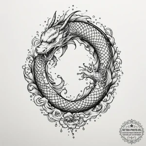 Binary code forming a silhouette, artistic ta... - эскиз тату (№1755408083_0, 17.08.2025 05:21) — tattoo-photo.ru