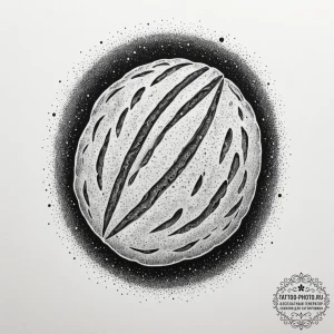 A rustic, overhead shot of a freshly baked so... - эскиз тату (№1755416717_0, 17.08.2025 07:45) — tattoo-photo.ru