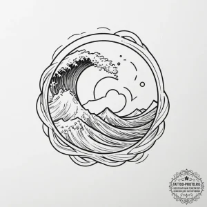 Tattoo sketch a "streaming live" icon with a... - эскиз тату (№1755419468_0, 17.08.2025 08:31) — tattoo-photo.ru