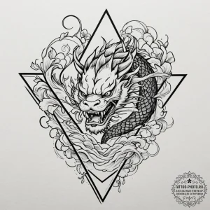Tattoo design a small, simple geometric shape... - эскиз тату (№1755422834_0, 17.08.2025 09:27) — tattoo-photo.ru