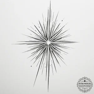 Tattoo sketch a delicate "light beam" passing... - эскиз тату (№1755434315_0, 17.08.2025 12:38) — tattoo-photo.ru