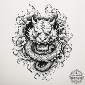 A rorschach inkblot test, concept art for tat... - эскиз тату (№1755436882_0, 17.08.2025 13:21) — tattoo-photo.ru