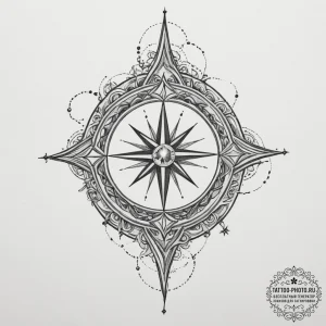 Tattoo sketch a minimalist constellation of a... - эскиз тату (№1755442366_0, 17.08.2025 14:52) — tattoo-photo.ru