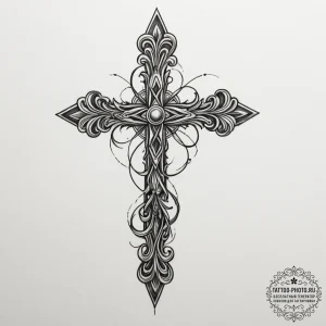Tattoo design a small, abstract symbol of per... - эскиз тату (№1755443346_0, 17.08.2025 15:09) — tattoo-photo.ru
