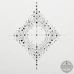 Dots (as a pattern) - эскиз тату (№1755443541_0, 17.08.2025 15:12) — tattoo-photo.ru