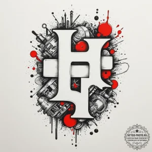 Tattoo sketch 'level up' text in a glowing fu... - эскиз тату (№1755451838_0, 17.08.2025 17:30) — tattoo-photo.ru