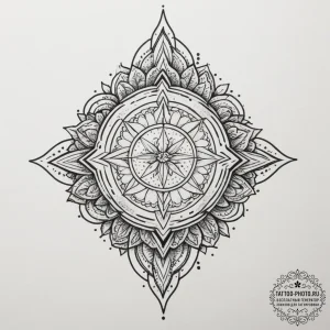 Tattoo sketch a symbol representing a signifi... - эскиз тату (№1755467856_0, 17.08.2025 21:57) — tattoo-photo.ru